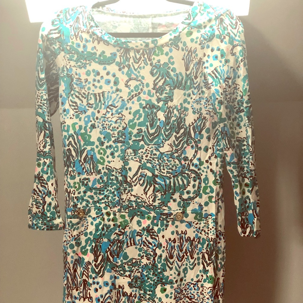 Lilly Pulitzer Dress- Jungle/zebra print